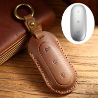 For Leading Ideal LiXiang L7 L8 L9 2022 2023 Leather Car Key Case Shell Keychain for lixiang one L9 L8 L7 Key case