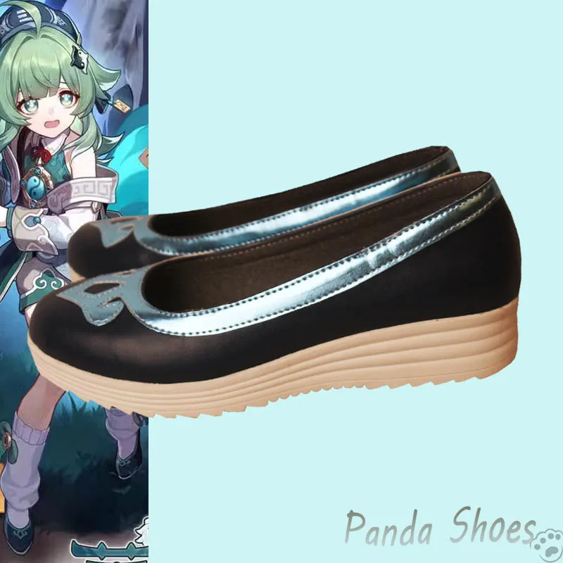 

Huohuo Honkai: Star Rail Cosplay Shoes Anime Game Cos Long Boots Comic Cosplay Costume Prop Shoes for Con Halloween Party