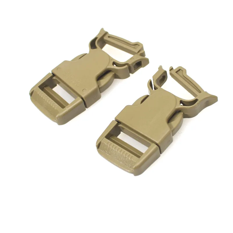 2/4PCS/lot JPC2.0 Tactical Vest Replaceable Buckle 1-Inch Webbing Adjusting Buckle DuPont POM Buckle