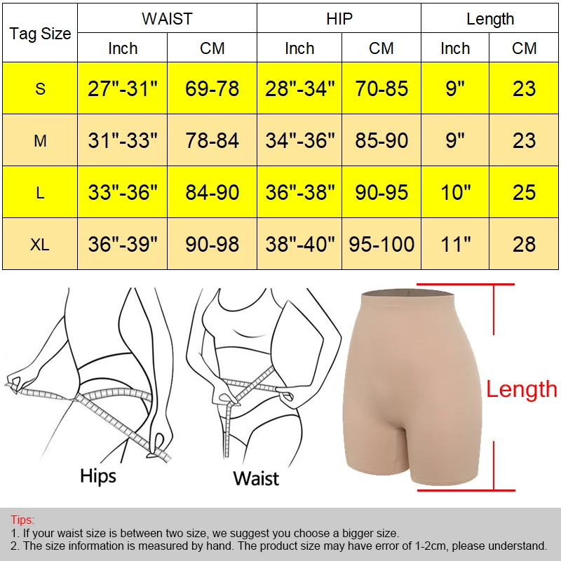 Shapewear for Women Tummy Control High Waist Body Shaper Light Underwear Shorts