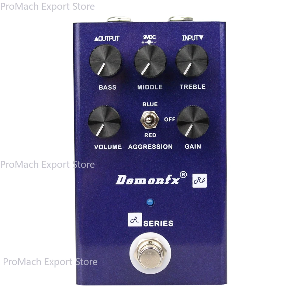 Demonfx R-Series R3 (Based on G3) Red Channel Preamp/Overdrive/Distortion Pedal