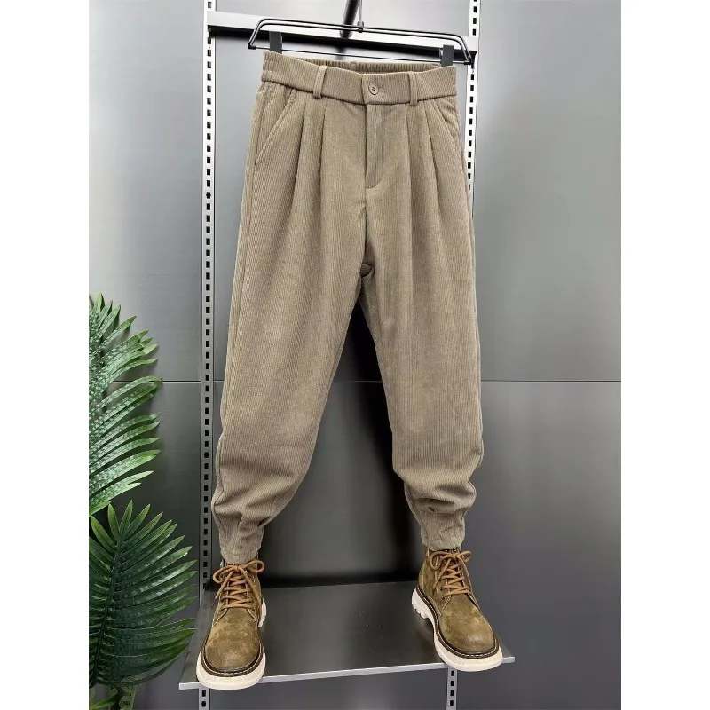 خريف شتاء جديد سميكة سروال قصير متعدد الاستخدامات وسيم الحريم فضفاض عادية للرجال #2