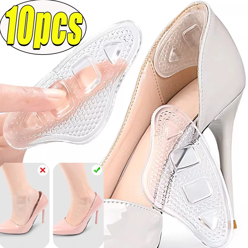 

Прозрачные треугольные силиконовые накладки на пятки для туфель на шпильке, защита от истирания, облегчение боли, подушечки для пальцев ног