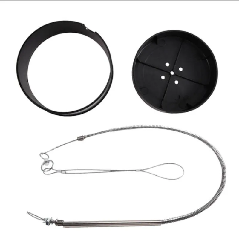 1PC Double Lock Head Steel Wire Stronger Spring Replacement with Nuts Wire Rope for Wild Boar Trap Trap