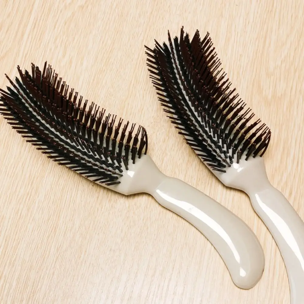 Brosse Plastic Scalp Massag Fluffy Hairdressing Comb Anti-Static Professional S-shaped Comb Durable Soft Frizz Hair Brush Salon