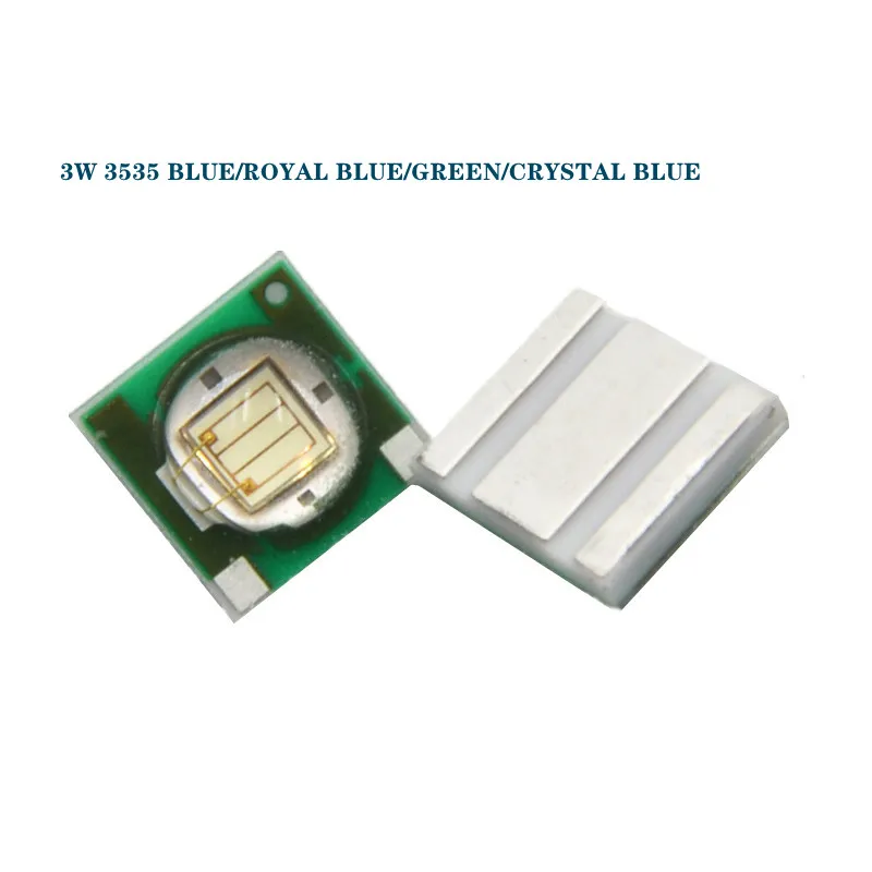 10 Stück Hochleistungs-LED 3535-Chip 3 W SMD UV blau rot grün IR Königsweiß 520 365 380 390 395 410 420 430 730 740 850 940 460 620 nm