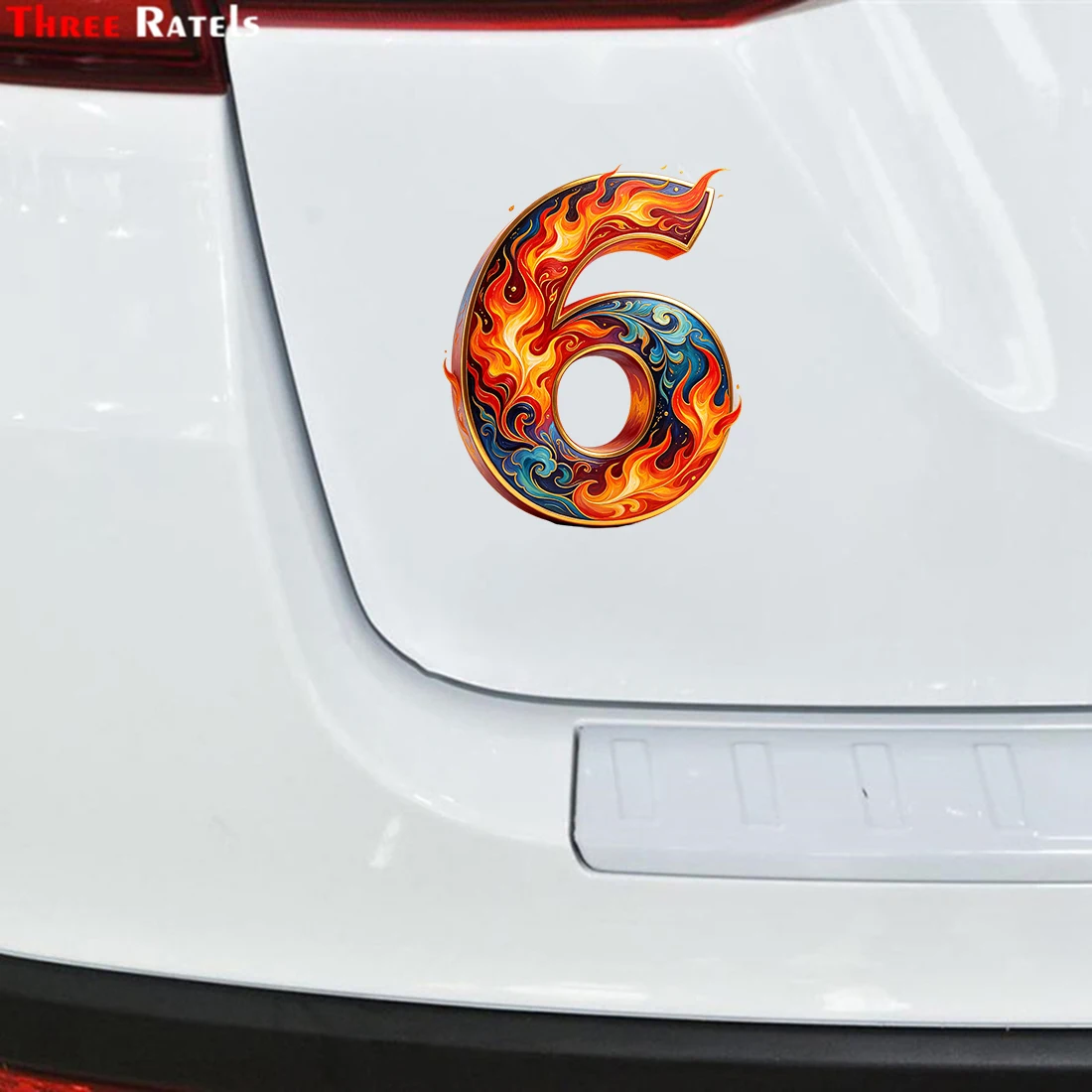 Three Ratels CAB114 Beautiful Phoenix Pattern 4/5/6 Stickers for Home Decoration Computer decal Personalized car stickers