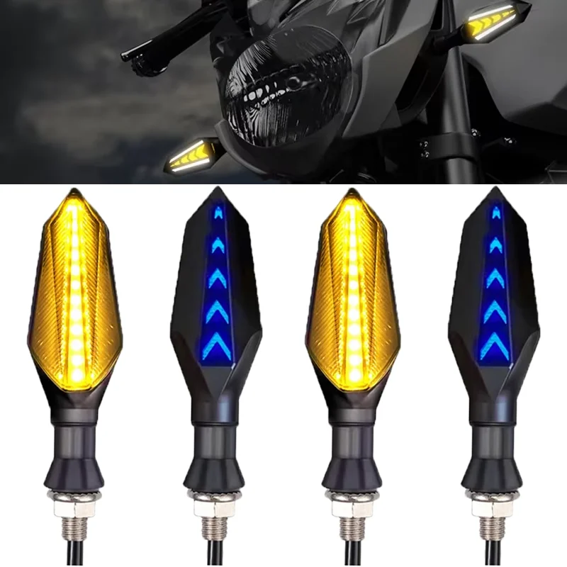 

2pcs Universal Motorcycle Turn Signal LED Lights Indicators High-quality Signal Light Flasher Light Motorbike Accessories