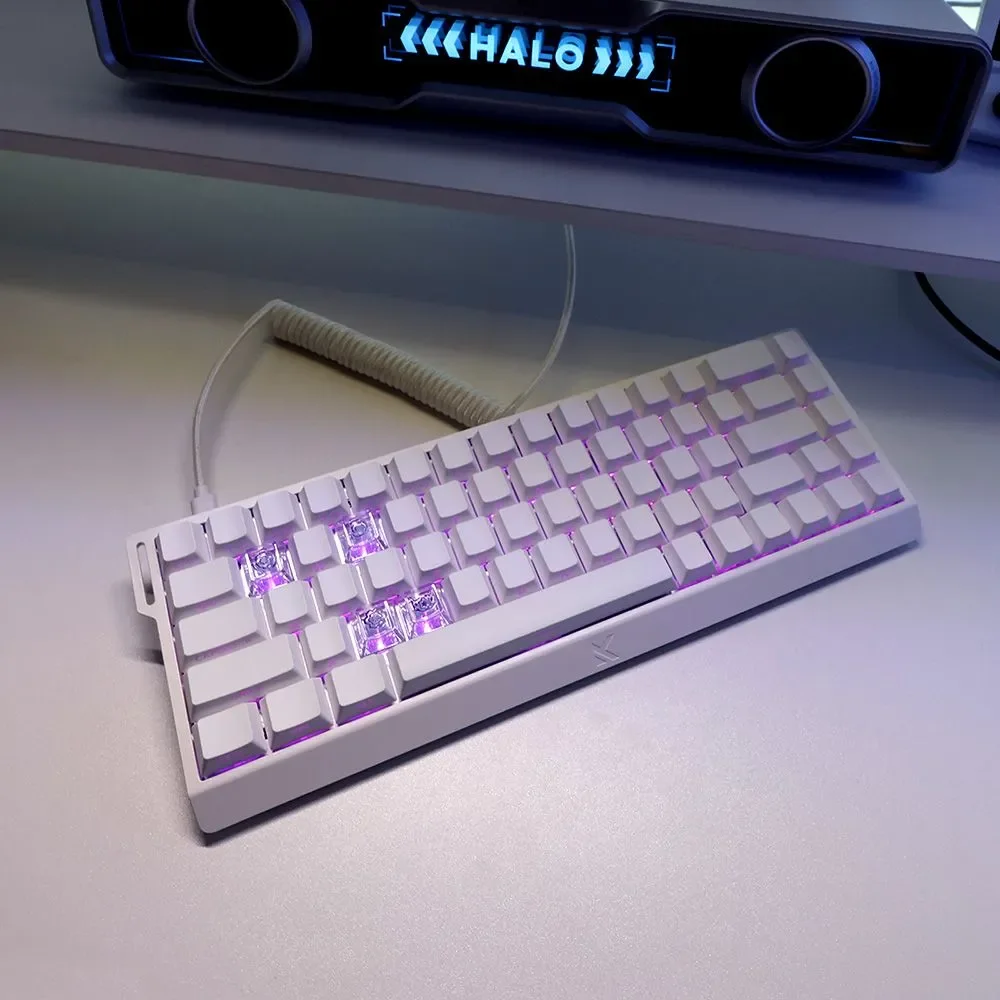 Valorant Jett Viper 半透明 PC カスタム キーキャップ メカニカル キーボード DIY 用 (4 個セット) 4 個のキーキャップ