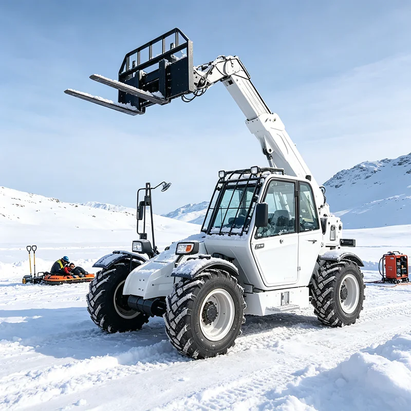 Rough Terrain 4WD Diesel Telescopic Loader For Mining Site Material Handling China Source Factory Direct Sale Reliable Quality