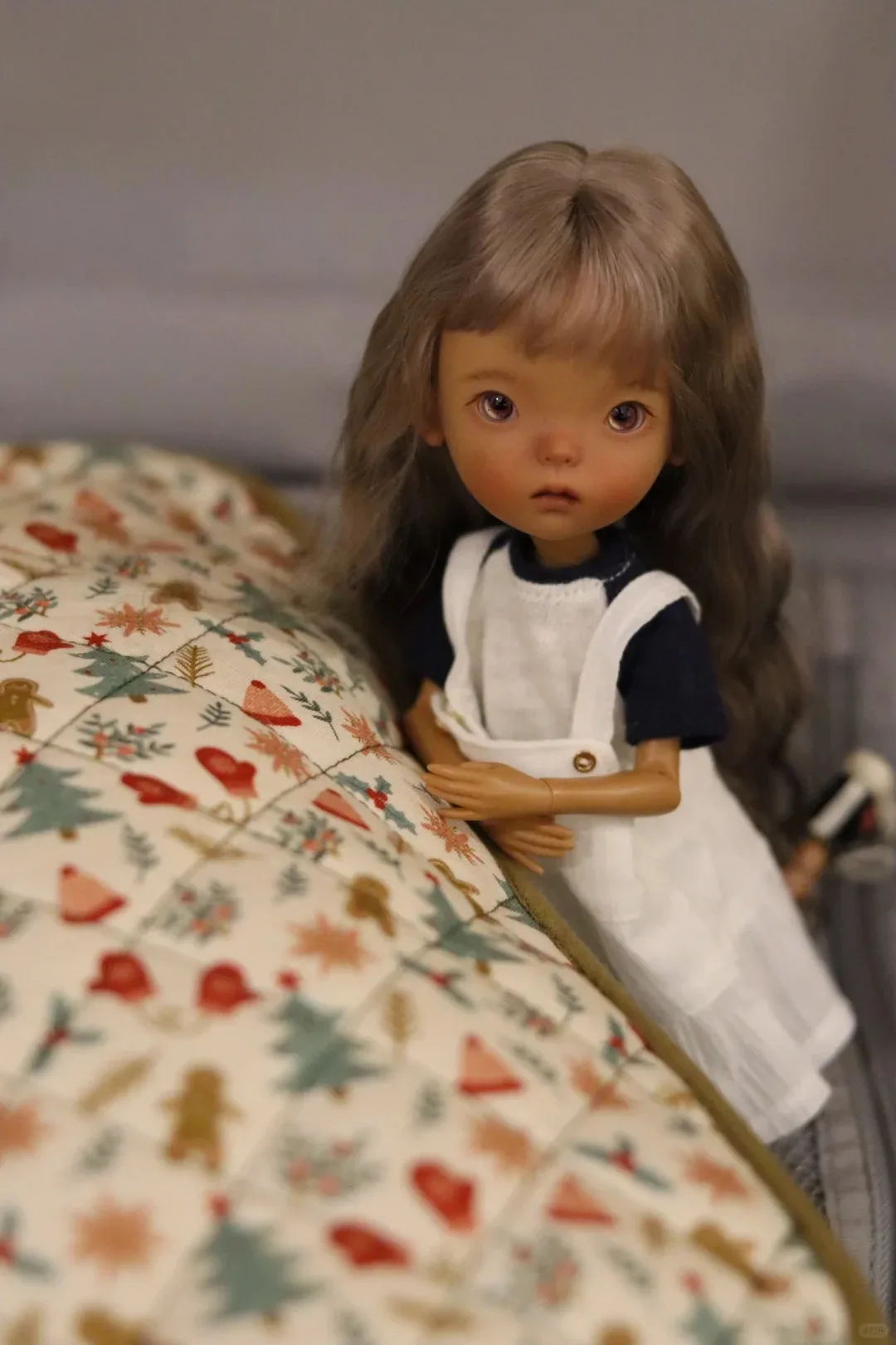 

doll birthday gift diy put on makeup sd BJD 1/6 doll nuonuo Girl 3 tongues toy model humanoid