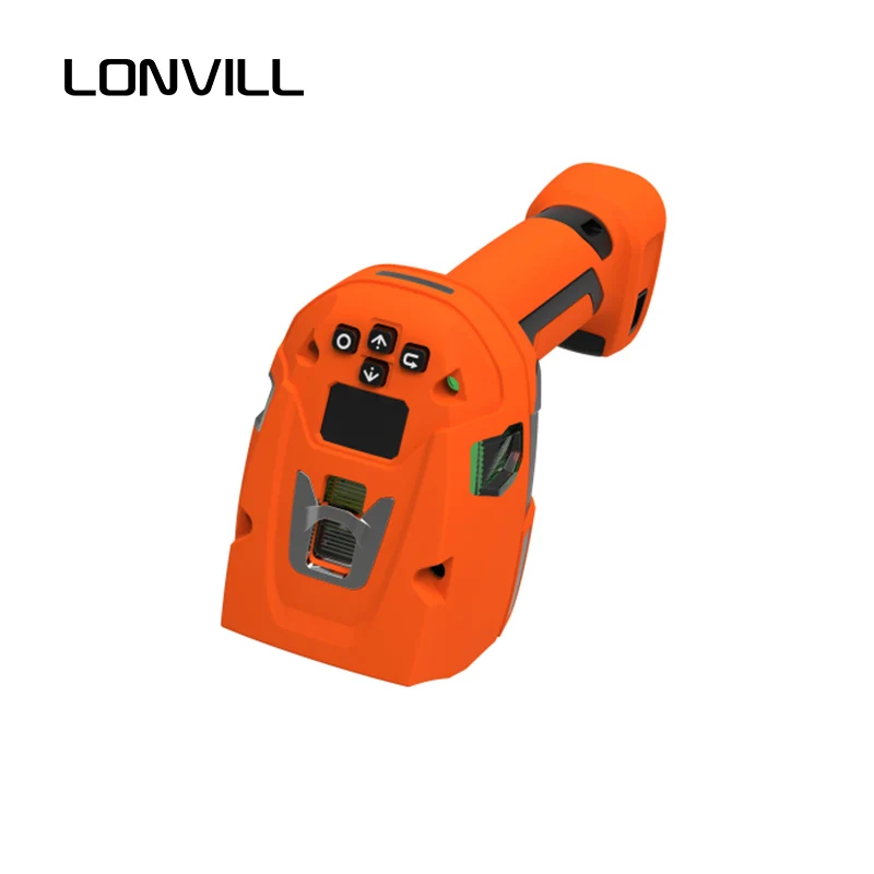 LONVILL Scanner de código de barras portátil Leitor DM industrial Ethernet Profinet TCP Modbus Leitores DPM Escáner sem fio com fio robusto