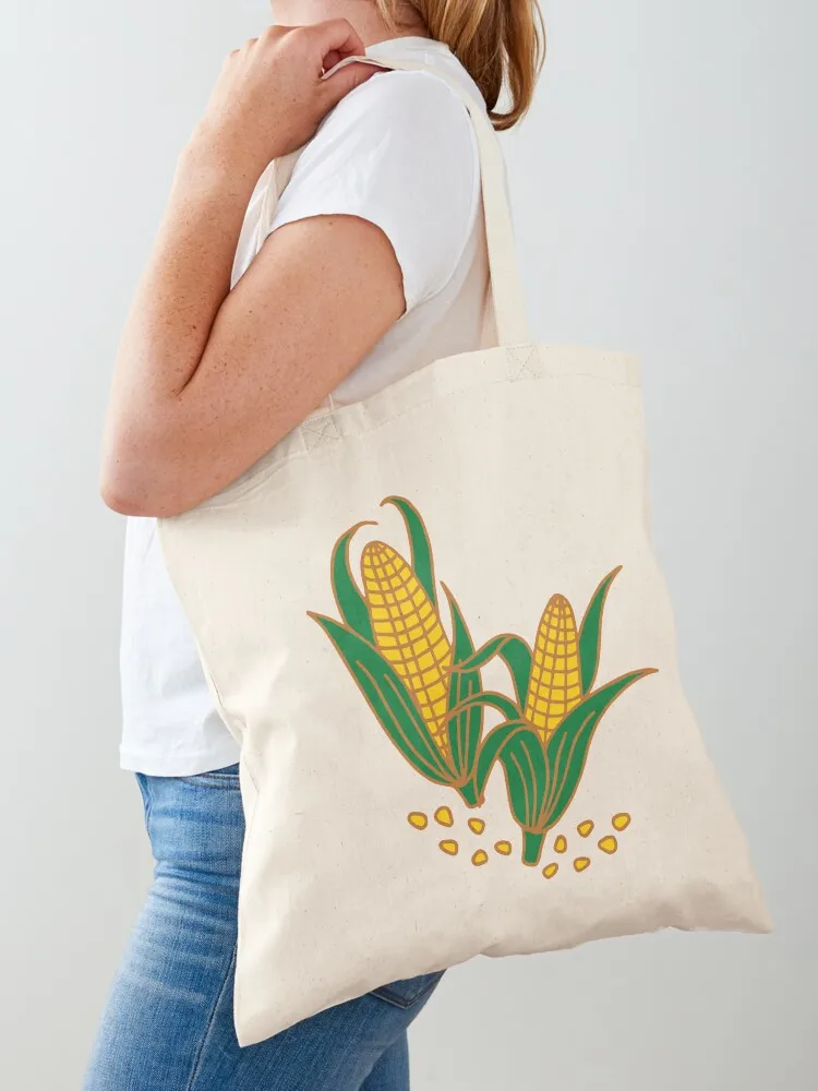 

Corn Corn Pattern Corn on the Cob Summer Sweet Tote reusable shopping Beach Canvas Tote Gift bag Gift bags Tote Bag