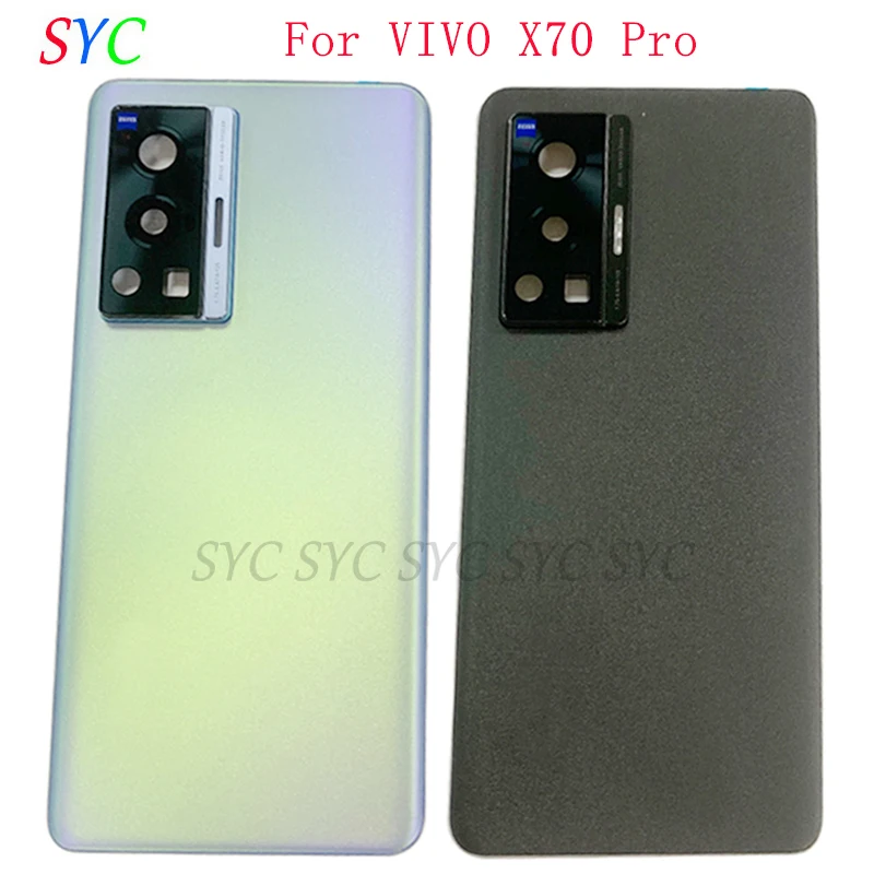 

Rear Door Battery Cover Housing Case For VIVO X70 Pro Back Cover with Camera Lens Logo Repair Parts