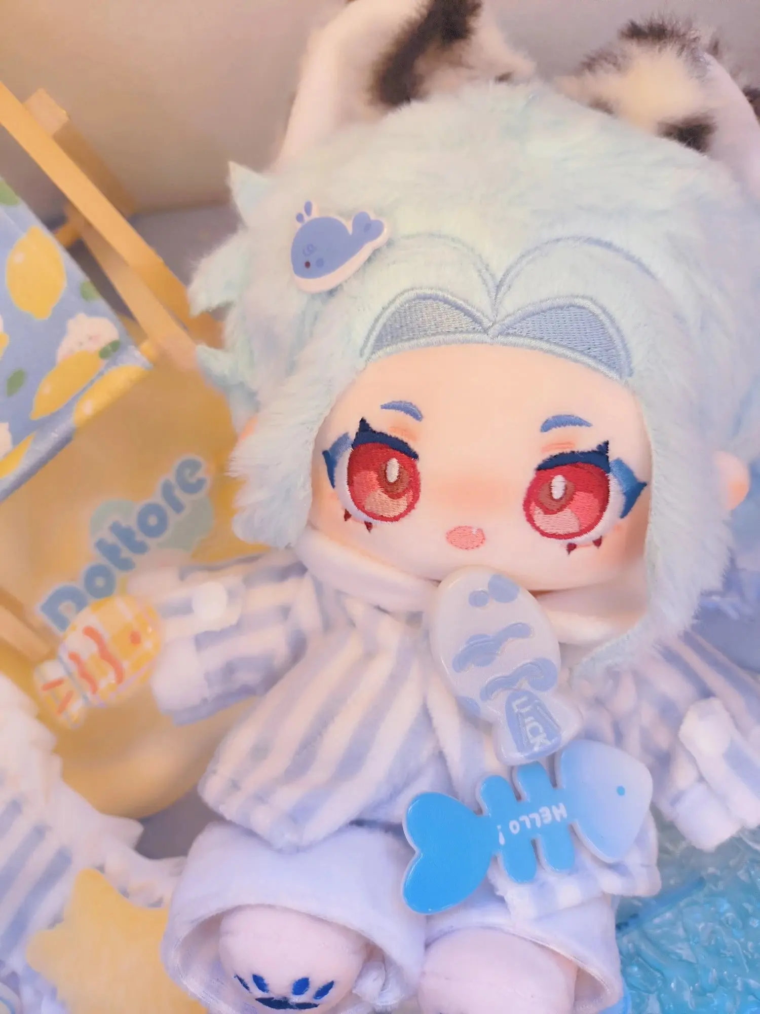 

Pre-sale 20cm Genshin Impact Dottore Dolls Comic Fans Gift Only Naked Plush Doll Mascot