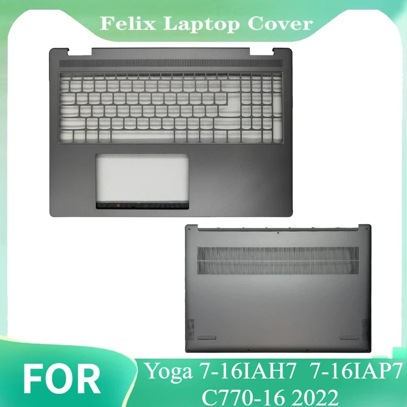 

For Yoga 7-16IAH7 7-16IAP7 C770-16 2022 NEW Upper Palmrest/Bottom Case
