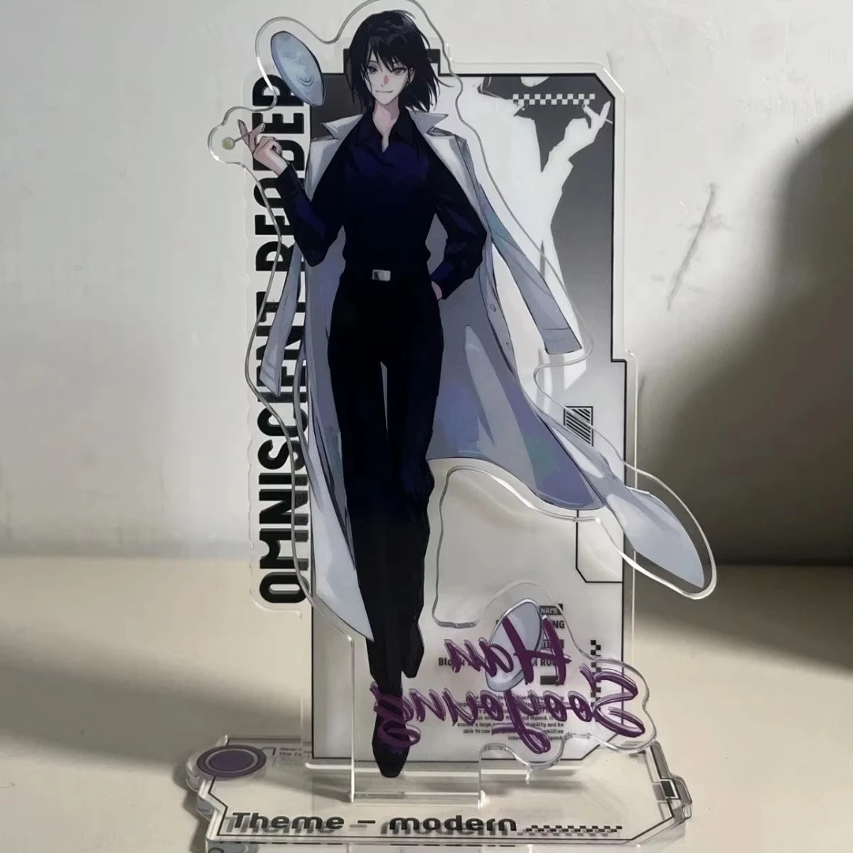 10cm/3.93인치 스탠딩 플레이트 만능 독자의 관점 애니메이션 주변기기 아크릴 만화 수집품 책상 장식품 장난감