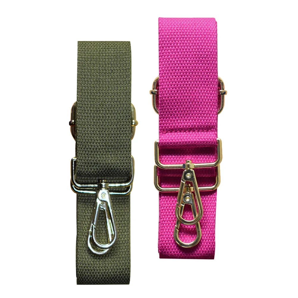 

2Pcs Nylon Bag Shoulder Strap Crossbody Adjustable Purse Straps for Bags H bags Cotton Linen Soft Quality Metal Buckle Universal