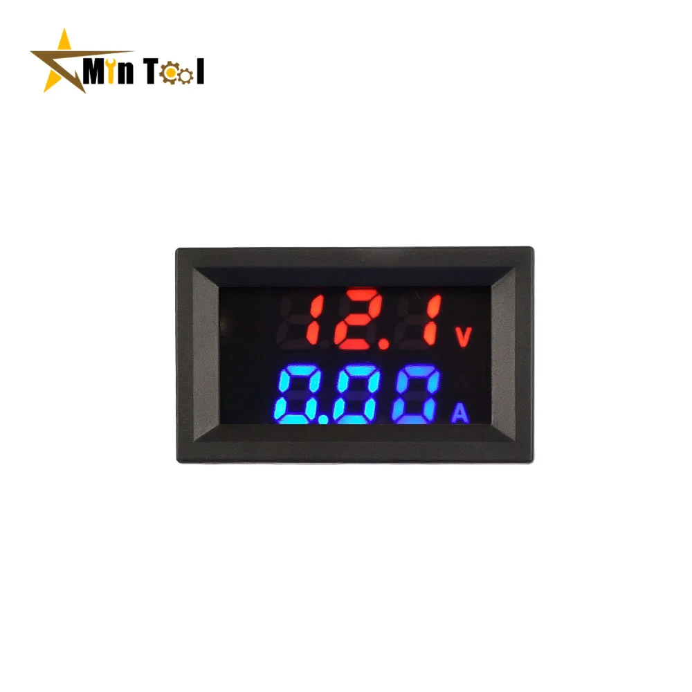 M520 DC 5-30V 10A Digital LCD Voltmeter Ammeter Voltage Current Meter Tester Detector Current Meter for Car Motorcycle Tool