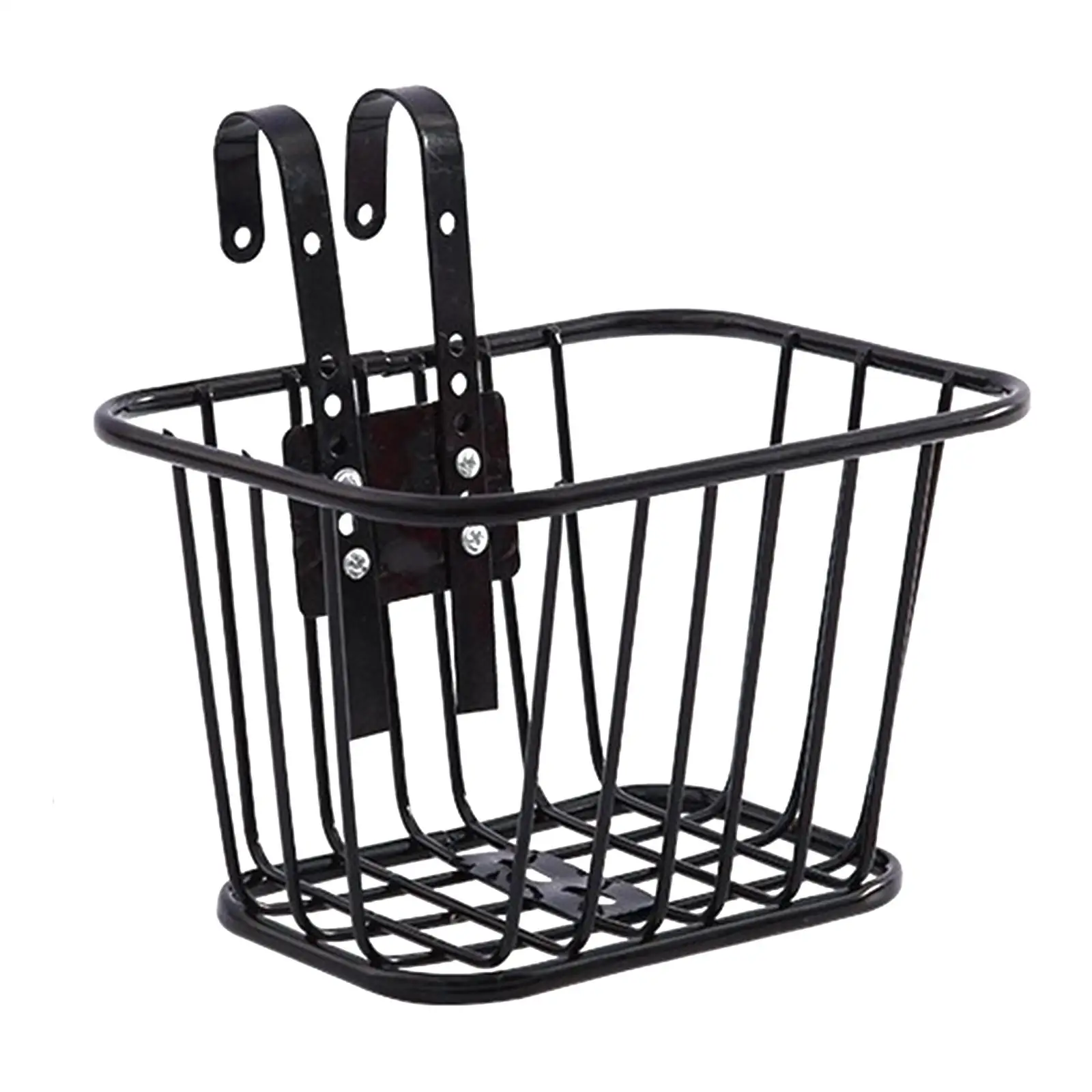 Kids Bike Basket Front Decor Removable Metal Wire Versatile Handlebar Basket