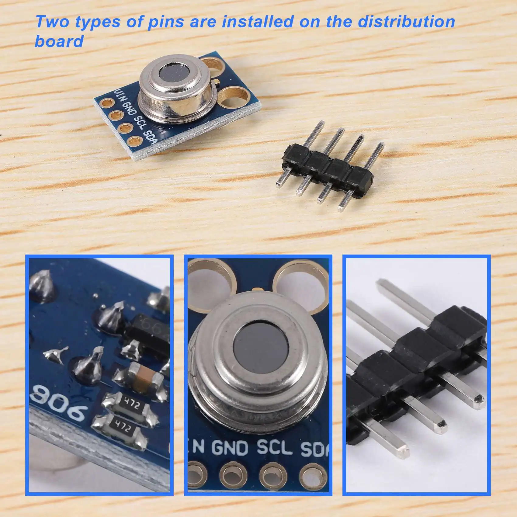 News MLX90614ESF New MLX90614 Contactless Temperature Sensor Module