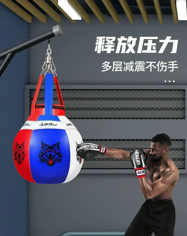 Thai professional boxing sandbag household bowling pear-shaped water drop uppercut ball-shaped special-shaped Sanda hanging