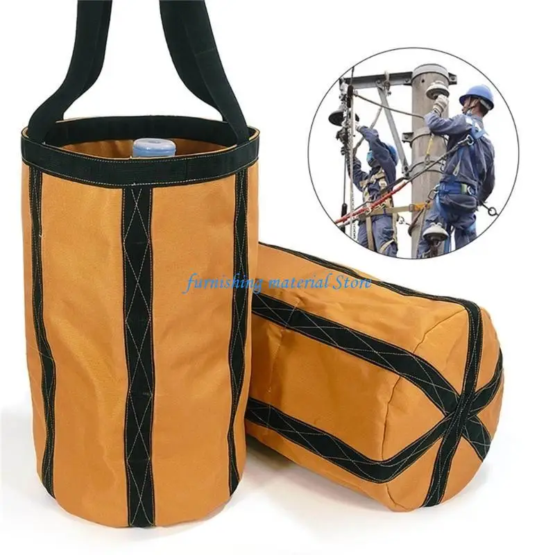

Y5GD Waterproof Canvas Tool Hanging Bag for Craftsmen Electricians Gardeners