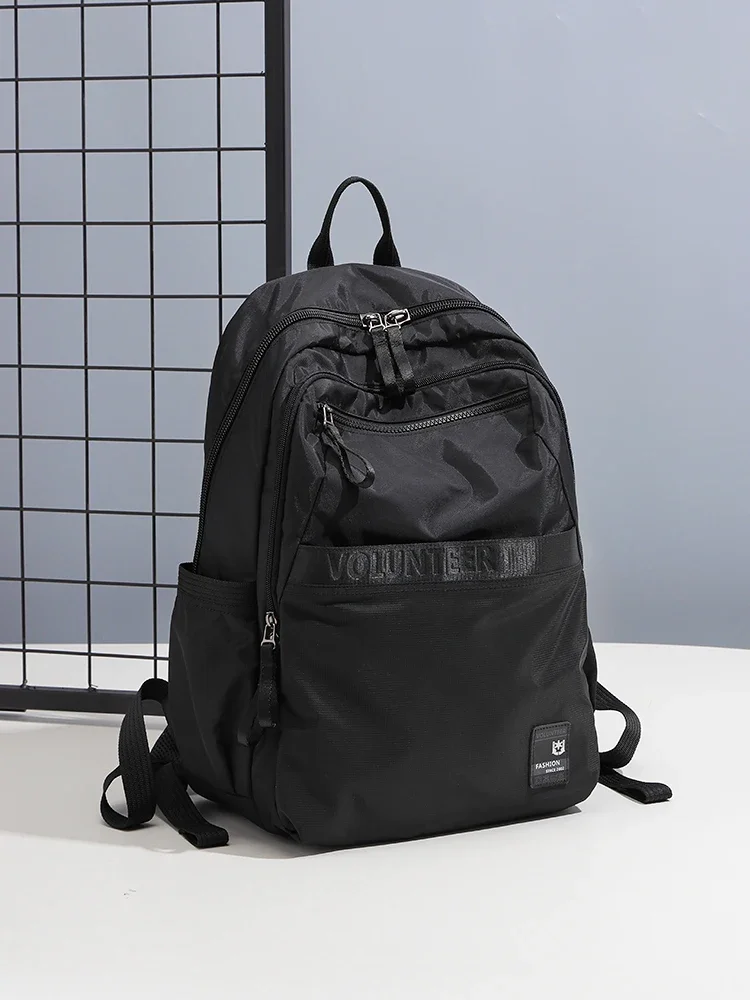 Volunteer Backpack for Men 2023 New Travel Commuter Casual Solid Large Capacity Multi-pocket Waterproof Outdoor Male Bag 1807-01