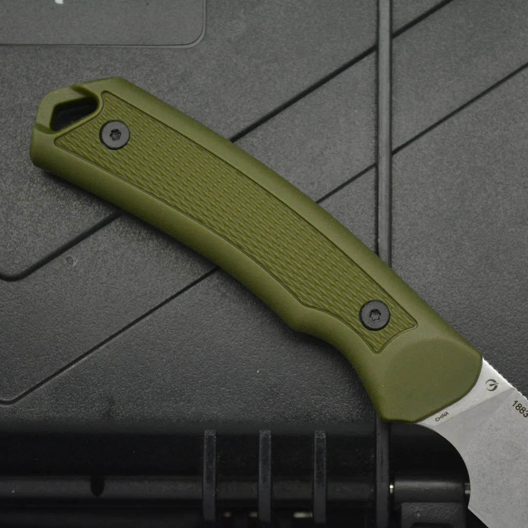 NUOVO 1883 Coltello Balde fisso Lama D2 Manico in fibra di nylon EDC esterno Escursione da campeggio Caccia Strumenti di sopravvivenza