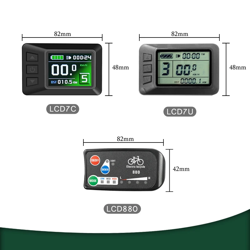 KT Ebike Display Kuteng 24V 36V 48V LCD3 LCD8S LCD8H LCD8HP LED900 LCD5 Electric Bicycle Bike Display for Electric Bike Kit