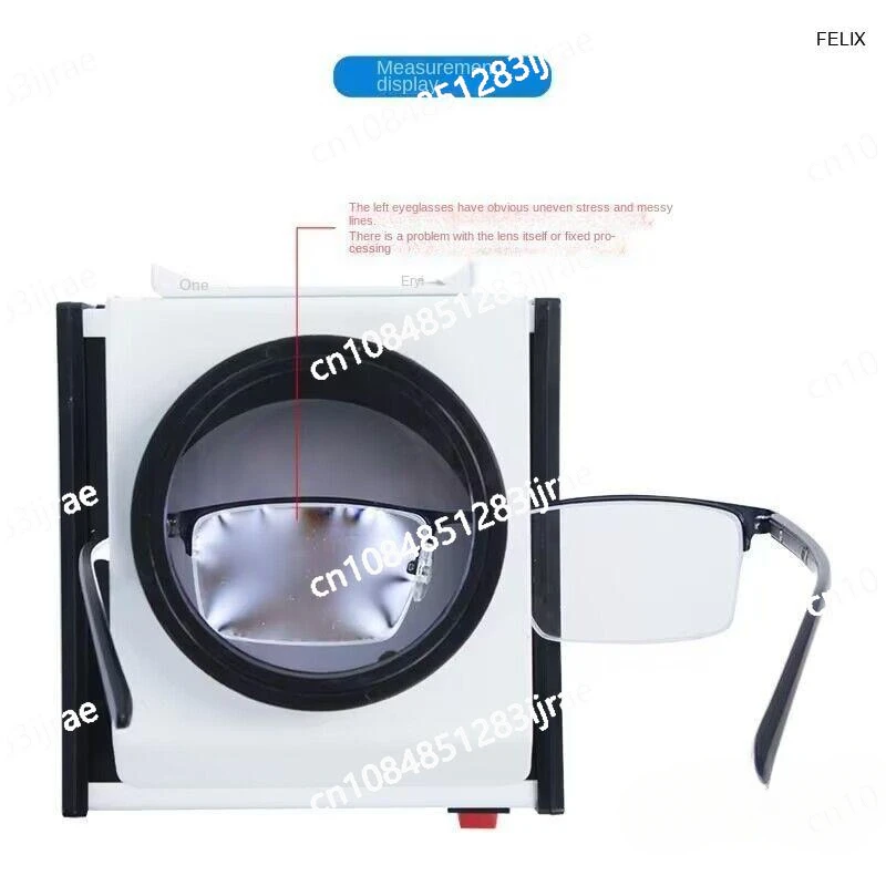 110V/220V Multi-Focus Progressive Lens Tester Mark Reader Portable Lens Testing Machine Eyewear Testing Equipment Cp-29B