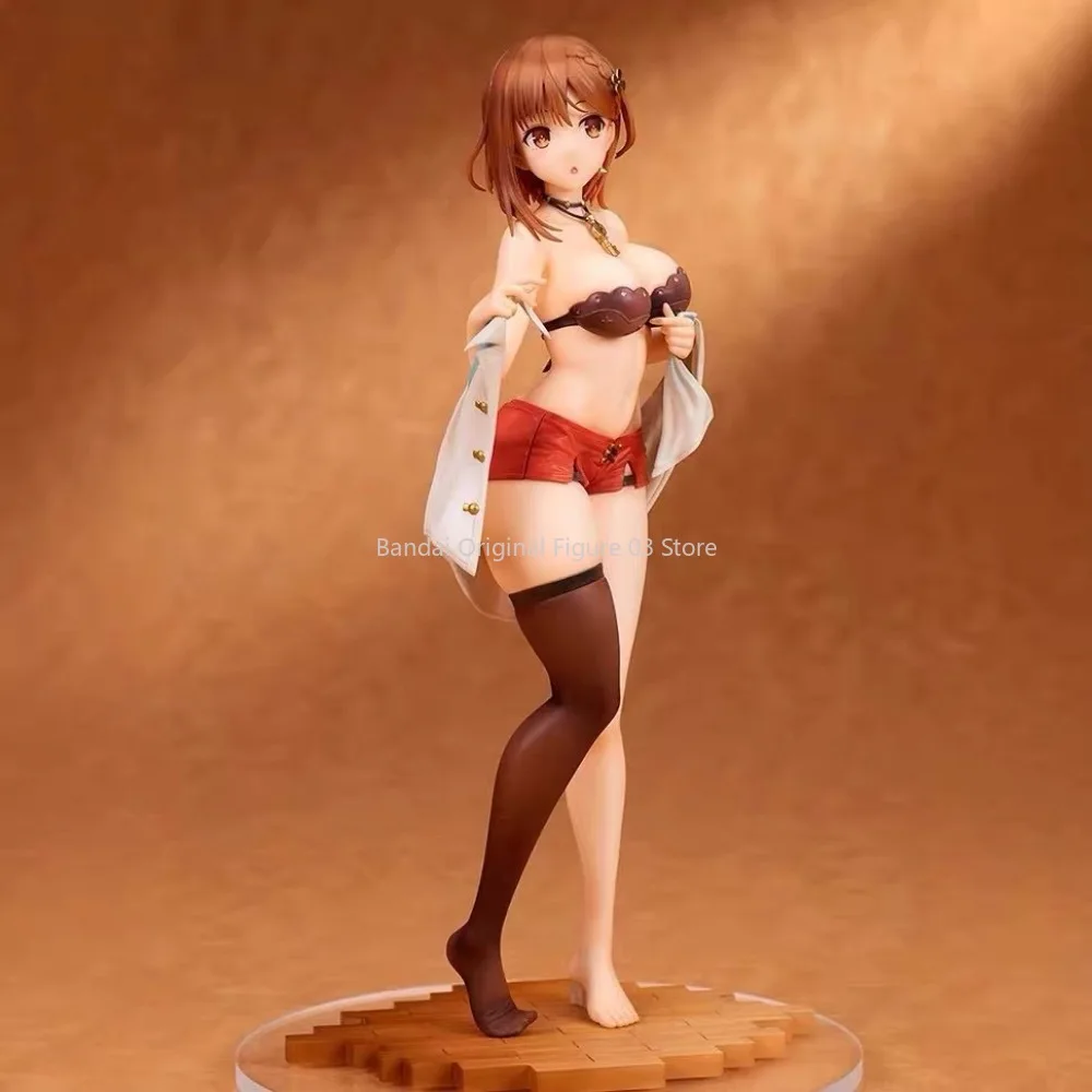 23 سنتيمتر أنيمي أتيليه ريزا 2 Ushinawareta Denshou إلى Himitsu no Yousei Reisalin ستاوت الشكل 1/7 أوكيجاي وضع لعبة مجسمة لعبة الشكل