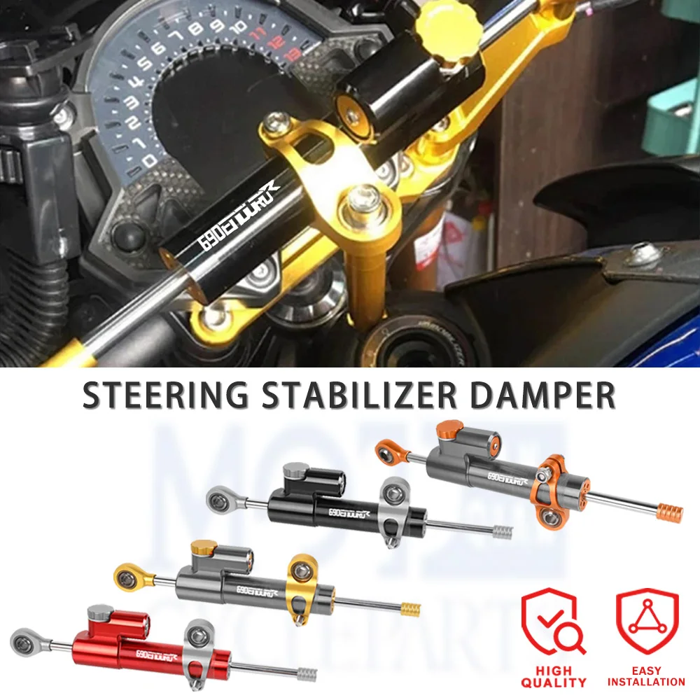 

For 690 Enduro R 690 EnduroR 690EnduroR 2008-2024 Motorcycle Accessories Adjustable Steering Damper Stabilizer Safety Control