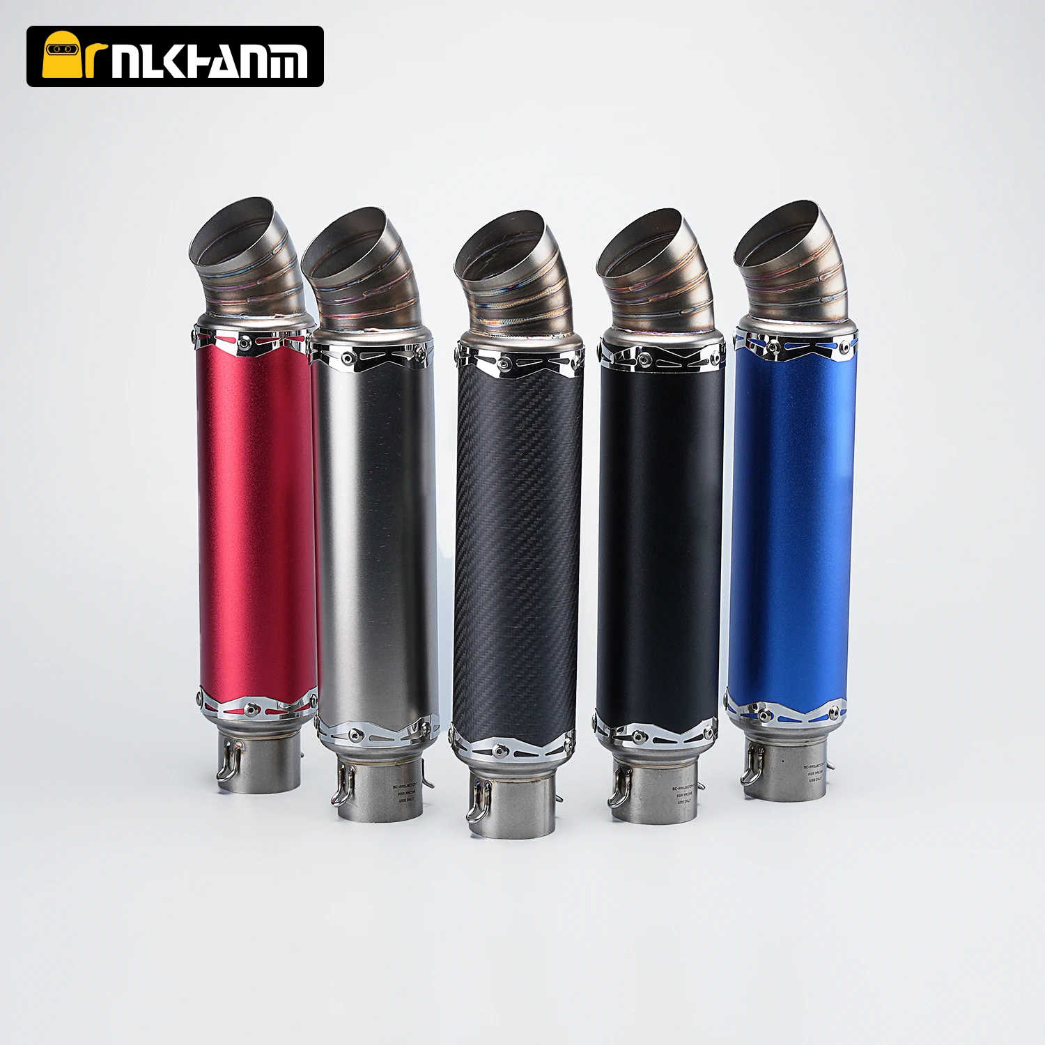 

SC Motorcycle Accessories GP76 Stainless Steel Tail Section Exhaust Pipe for Universal Tail Section R3 ninja600 Z900