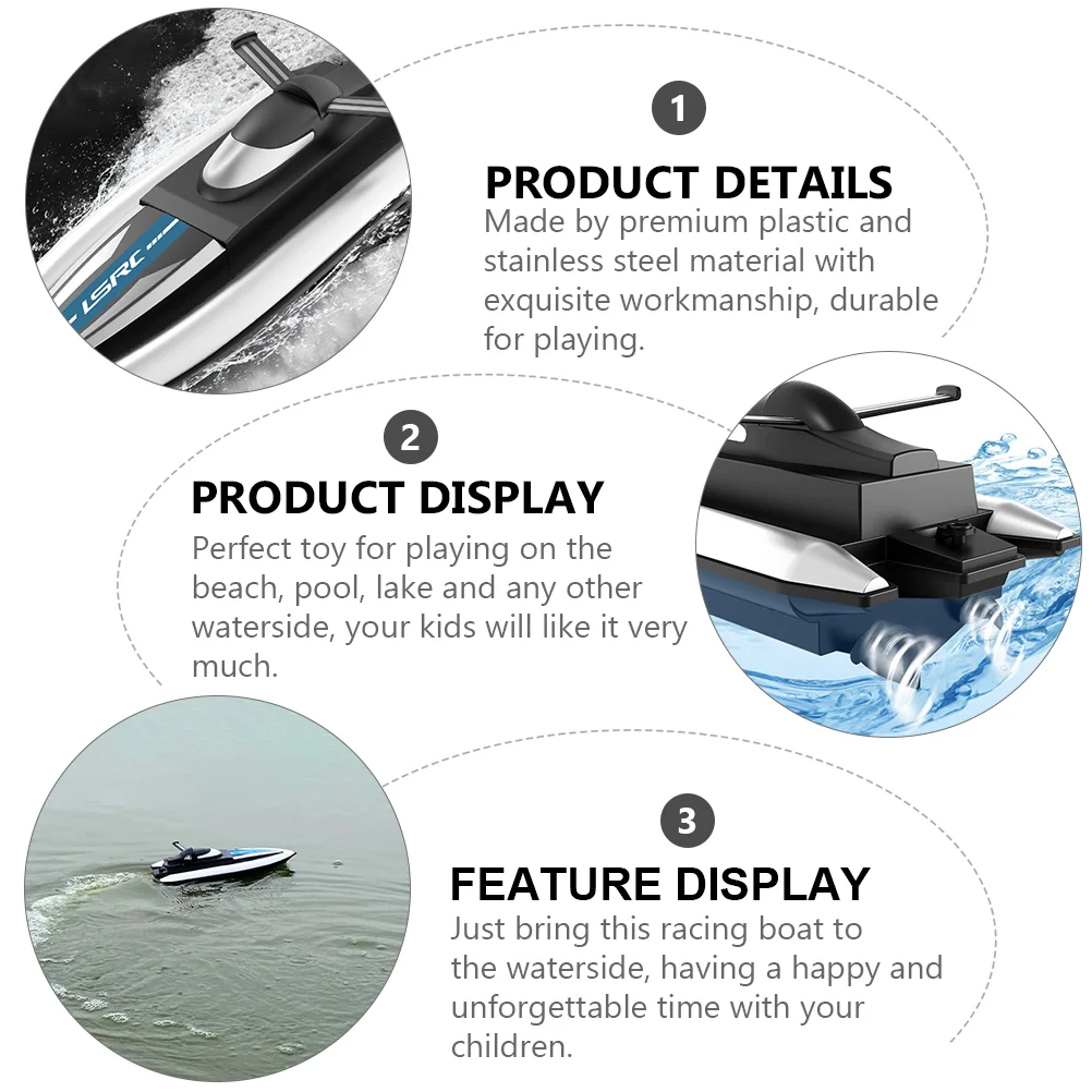 Rowing Remote Control Boat Rc Ship Speedboat Toys Electric Racing Controlling Summer