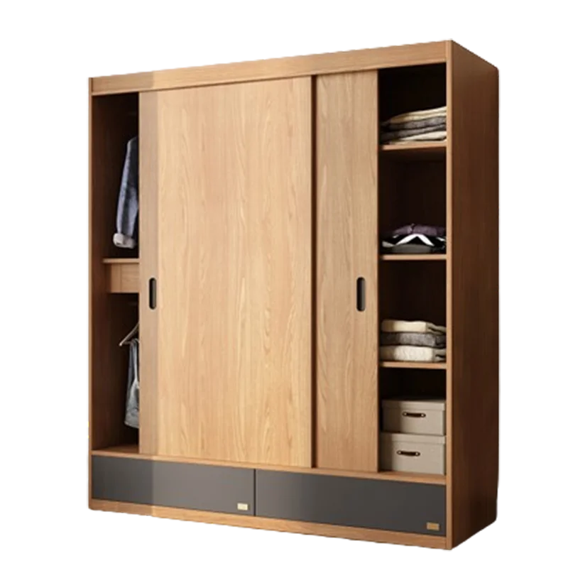 Multilayer Nordic Clothes Wardrobes Storage Metal Frame Sliding Bedroom Wardrobes Storage Room Szafa Na Ubrania Home Furniture image 6