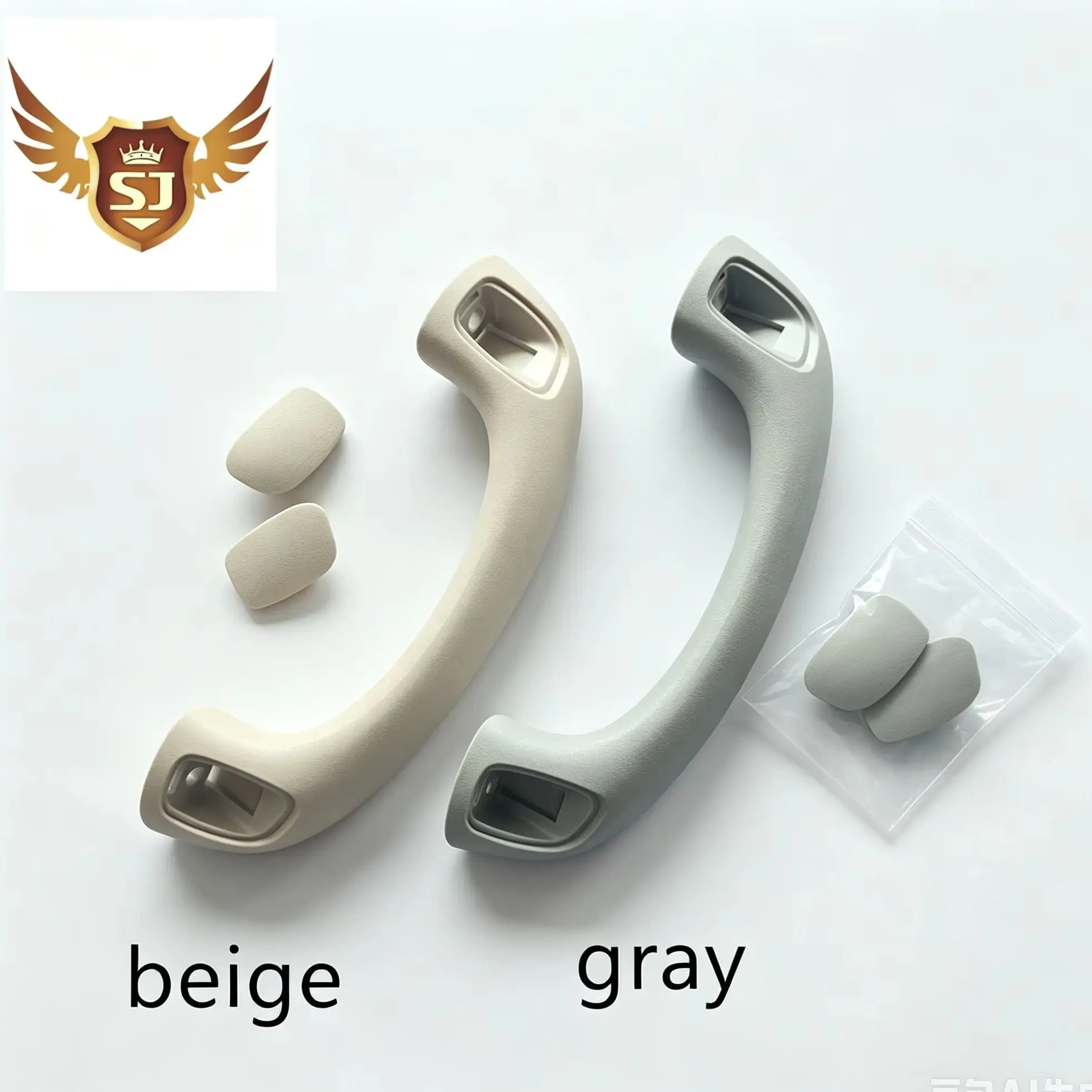 Interior Roof Handle for Toyota Hilux Vigo 2004-2015, Lander Cruiser Front or Rear, Gray Texture Beige