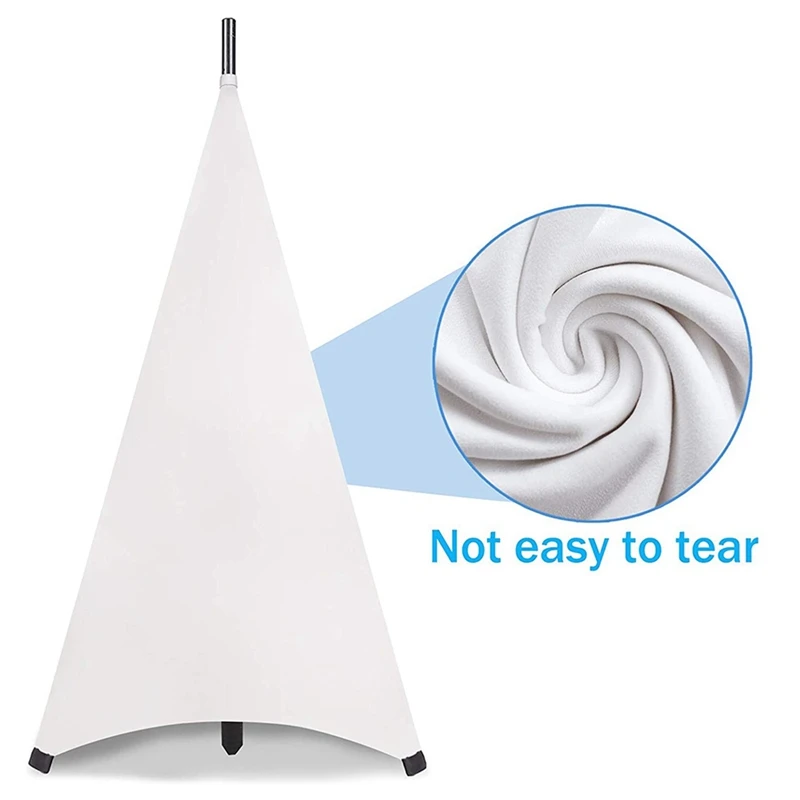 Hot Universal Dj Light Speaker Stand Cover Double Sided Tripod Stand Skirt Scrim Cover Stretchable Material,4Pcs