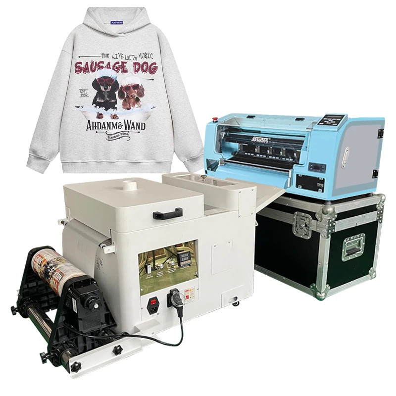 

A3 30Cm Dtf Printer Xp600 Printhead I1600 Digital T-Shirt Printing Machine Heat Transfer Pet Film Dtf Printer