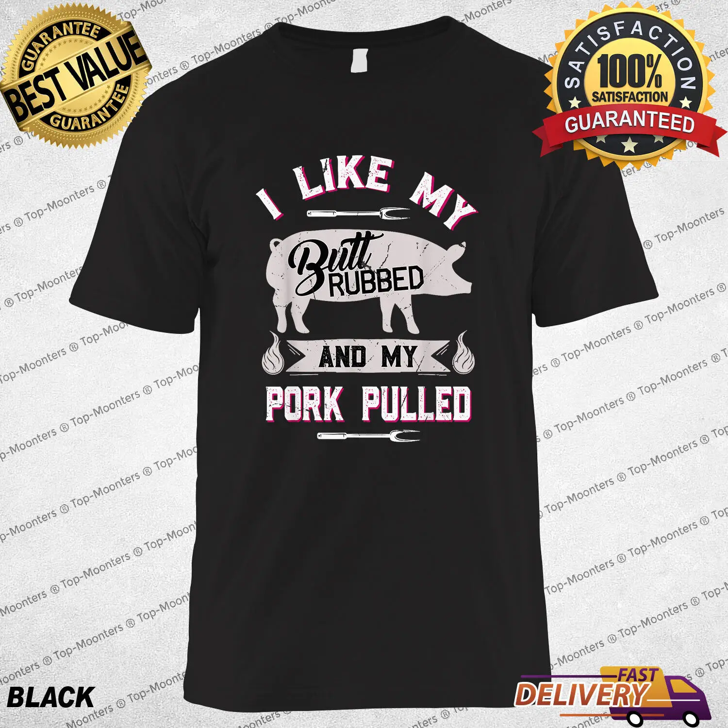 

Funny BBQ Grilling Quote Pig Pulled Pork T-Shirt, Gift For Men Women, Tee Gift