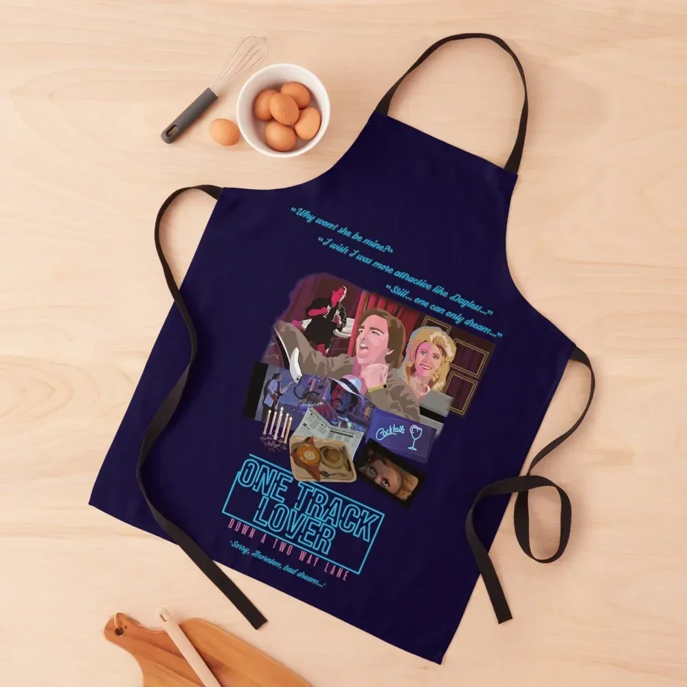 Darkplace: One Track Lover Apron Hairdressing cookings for women Sexy restaurant accessories Apron