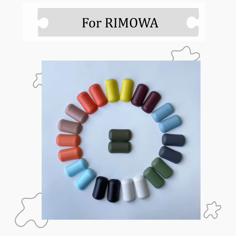 

For RIMOWA Feet Pads Rubber Plastic Suitcase Studs Brand Luggage Durable Simple Accessories Replacement Wear resistant Solid