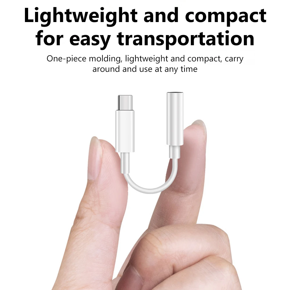 Olaf USB Type C 3.5 Jack Earphone Adapter USB C to 3.5mm Headphones AUX Audio Adapter Cable For iPhone 15  Samsung Huawei