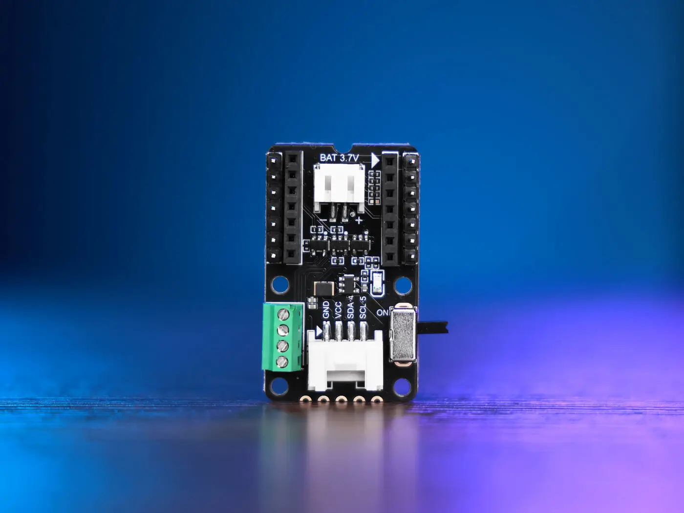 COB LED Driver Board for Seeed Studio XIAO Ended COB LED Strip, 7-channel PMIC Battery MManagement Grove I2C Connector