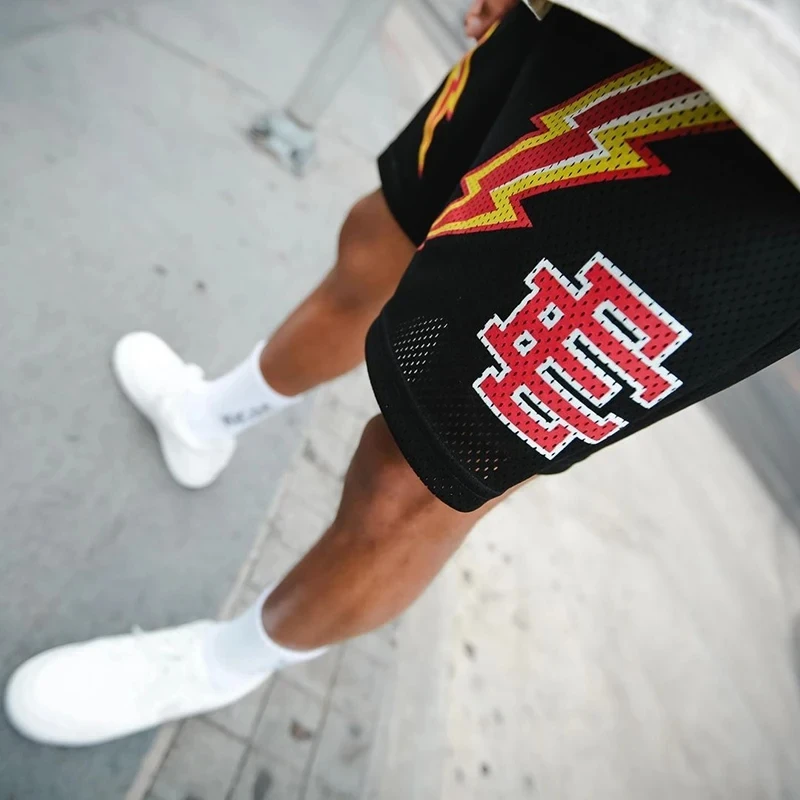 EE اريك إيمانويل الرجال الشاطئ مجلس السراويل اللياقة البدنية تجريب الرياضة سراويل قصيرة الصيف رياضة الركض شبكة الرجال السراويل غير رسمية