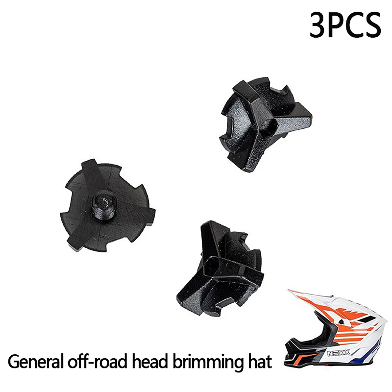 Helmet Visor Screws 3Pcs Motorcycle Helmet Screws Motorcycle Helmet Accessories Special Screw For Off Roads Helmet