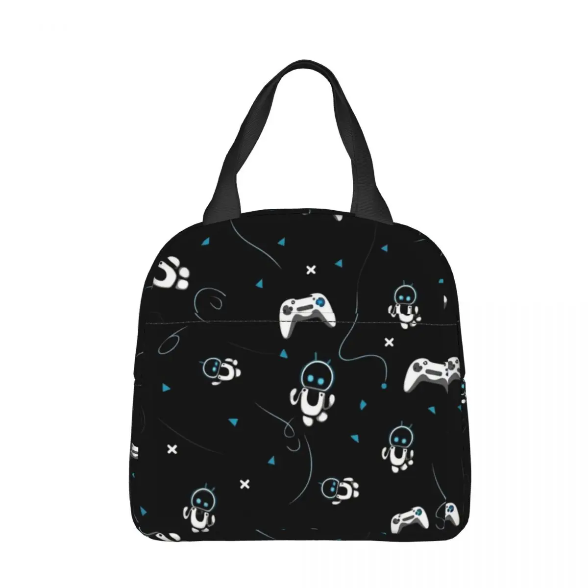 Astrobot Pattern Astros Game Insulated Lunch Bags Reusable Thermal Bag Tote Lunch Box Office Picnic Food Storage Bags