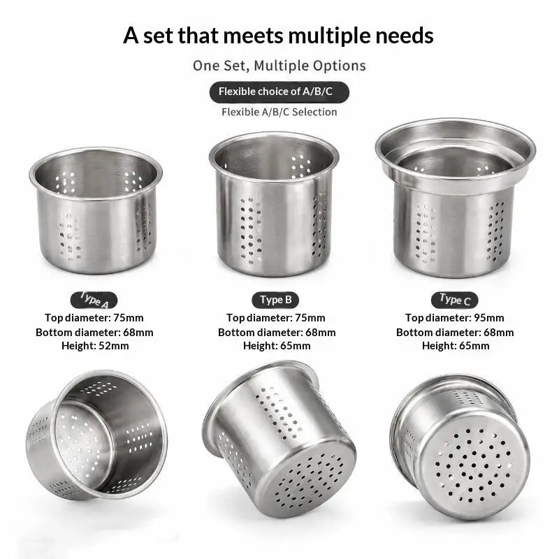 ​​304 Stainless Steel Tea Infuser Reusable Fine Mesh Strainer With Foldable Handle Clip Loose Leaf Filter For Mug Teapot