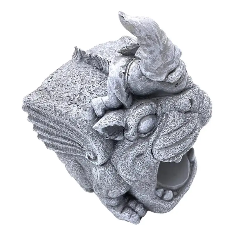 Downspout Statue Dragon Downspout Extension Gutter Guardian Outdoor Statue Gutter Splash Block Extender Cover Rain Downspout