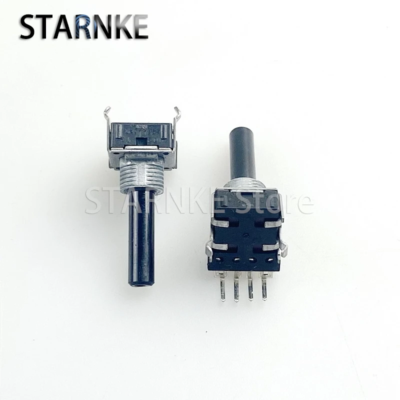 2PCS Digital Encoder 4-Pin Volume Controller Potentiometer 24-bit Pulse Handle Length 23.5mm
